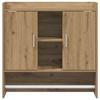 Wall Mounted Shelf Wall Bracket Artisan Oak 80 x 36 x 80 cm