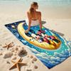 1Pc Mickey Minnie Moonlit Adventure Beach Towel, Quick Dry, Multi-Use for Beach Pool Gym Yoga Home Travel, Christmas, Halloween, Xmas Gift M928428