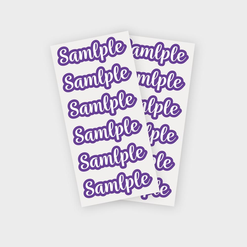 2 Sheets 12Pcs Custom Name Stickers For Kids And Adults Personalized Labels Ideal For School Bottles And Giftseasy To Apply