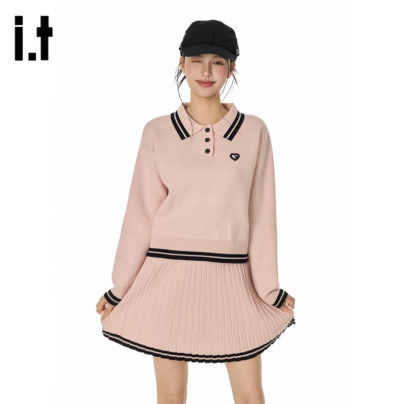 GROUND ZERO Мини-юбка в складку с полосками и цветовыми блоками, вязаная L