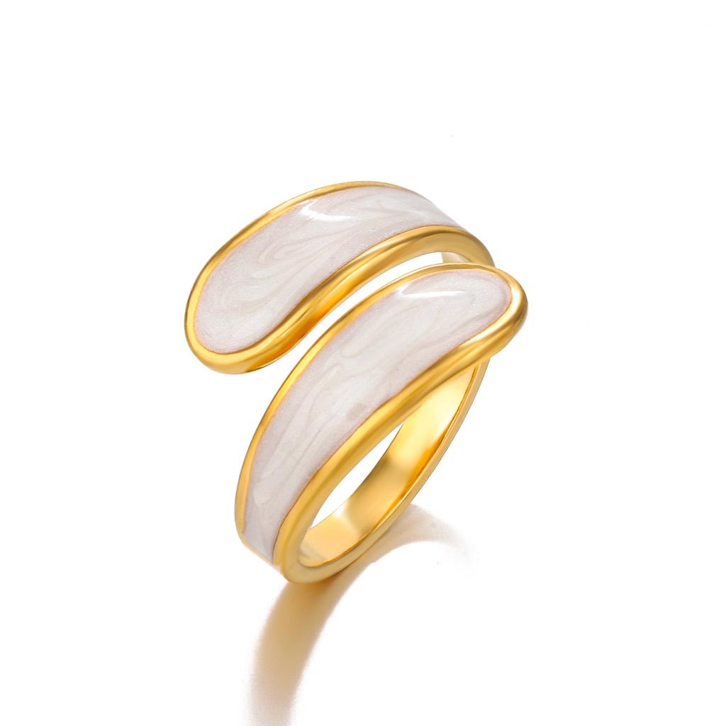 Sell Well In Europe America Wide Version Pearl Rings for Women Exaggerate Chunky Fashion Statement Jewelry Ring Trend Gift