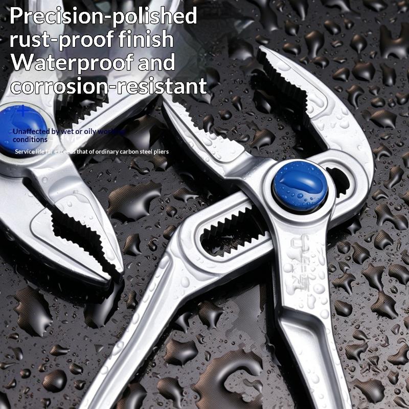 4Inch Mini Groove Joint Pliers Push Lock V Jaw Adjustable Multi Grip Hand Tool For Car Auto Repair Mechanic Workshop