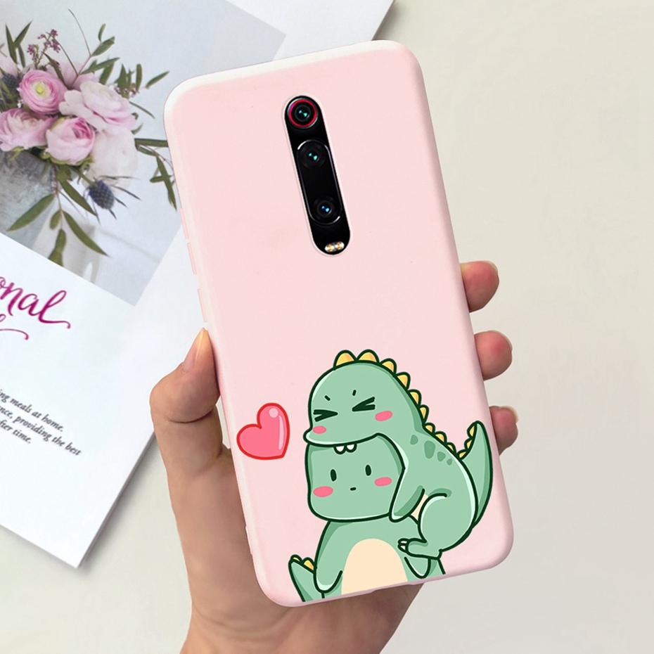 Kreslený obal pro Xiaomi Mi 9T Pro Mi9T Roztomilý barevný měkký silikonový zadní kryt pro Xiaomi Mi 9T 9 T 9TPro Pouzdra na telefon