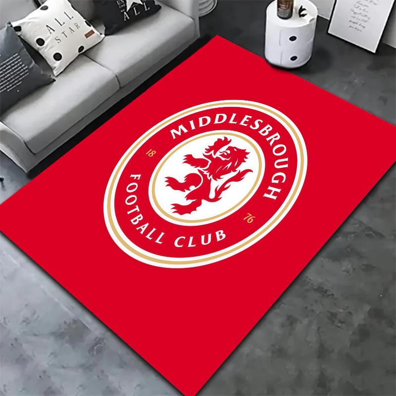 Middlesbrough Carpet Rug for Living Room Bedroom Home Sofa Decoration,Kids play Nonslip Floor Mat