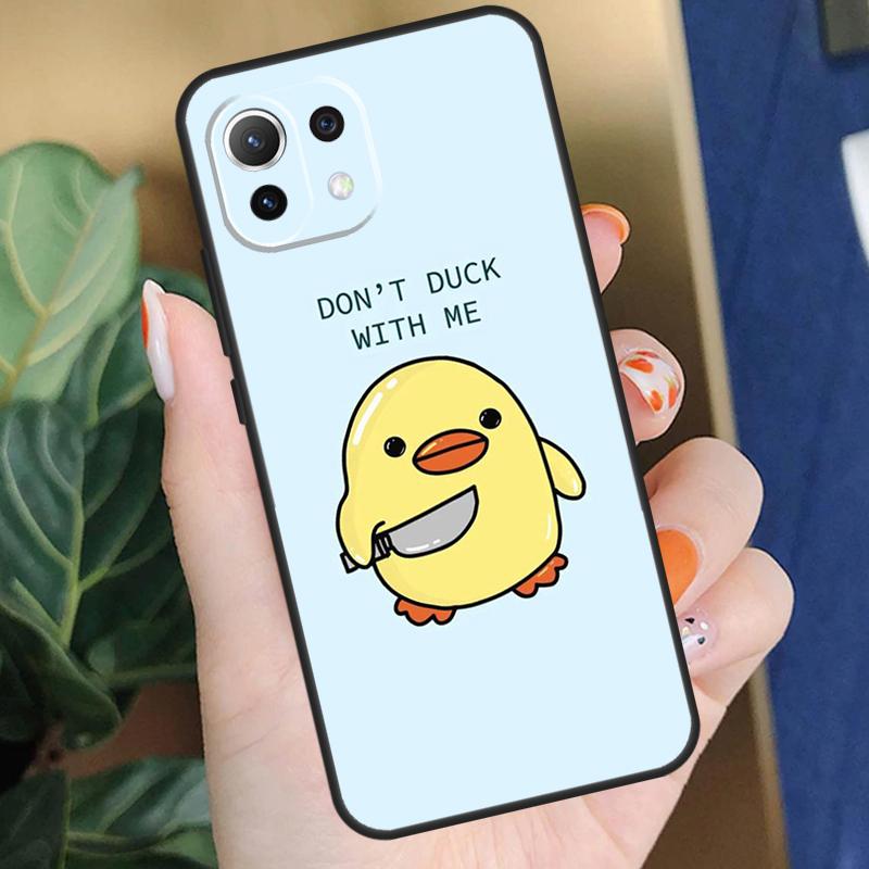 Cartoon Duck Knife Case For Xiaomi 17 Pro Max 14 15 Ultra 13T 14T 15T Pro POCO F8 F7 F5 F6 X5 X6 X7 Pro Coque