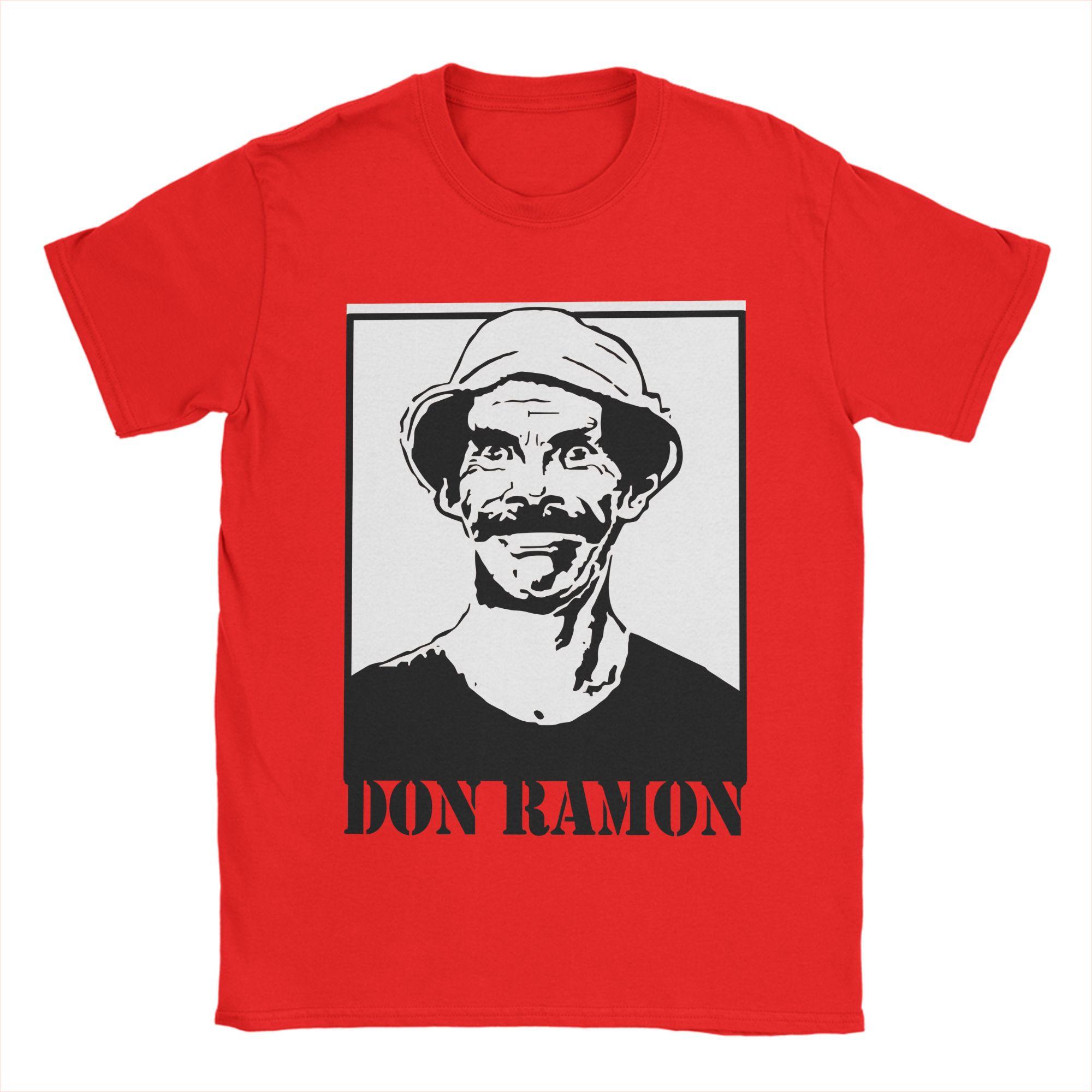 Don Ramon T Shirt Beach El Chavo Del Ocho Y2K Funny T-Shirts Cotton Fashion Tshirt For Unisex Short Sleeve Design Tops S
