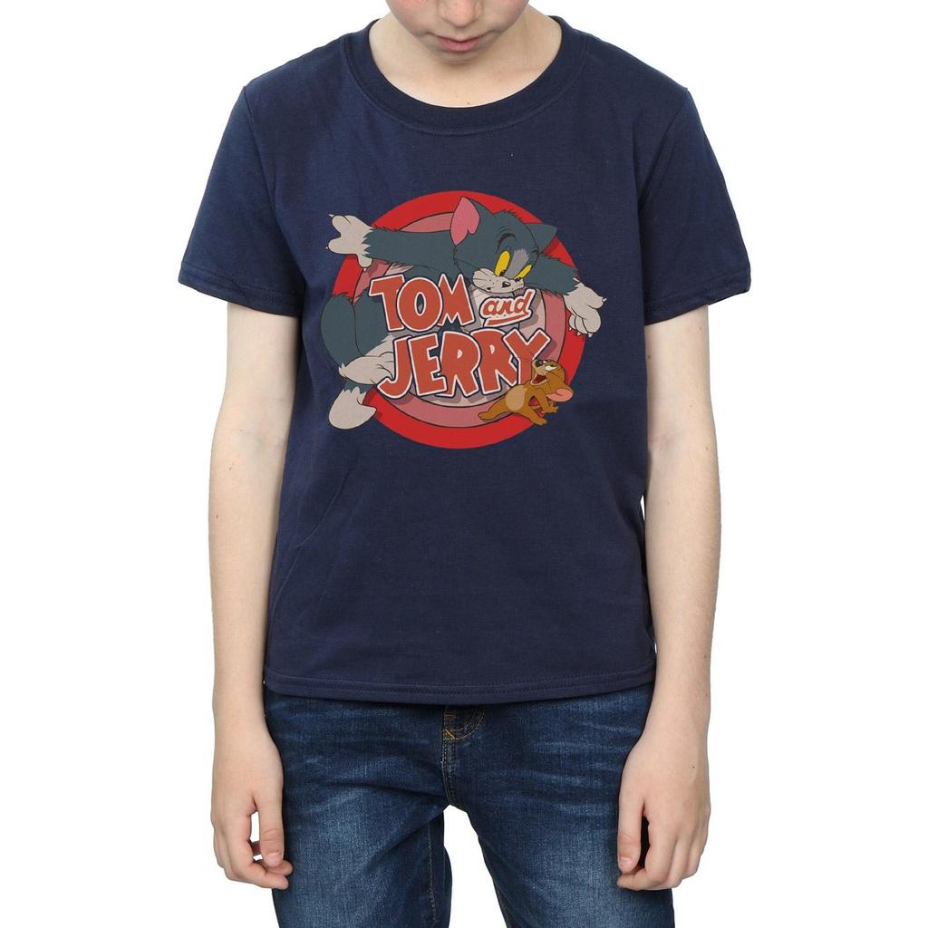 Tom and Jerry Boys Classic Catch Cotton T-Shirt