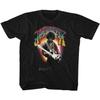 Jimi Hendrix 1960's Psychedelic Musical Icon Jammin On Guitar Toddler T-Shirt