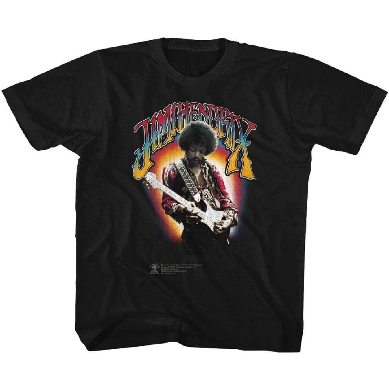 Jimi Hendrix 1960 s Psychedelic Musical Icon Jammin on Guitar Toddler T-Shirt XXXXXL разноцветный