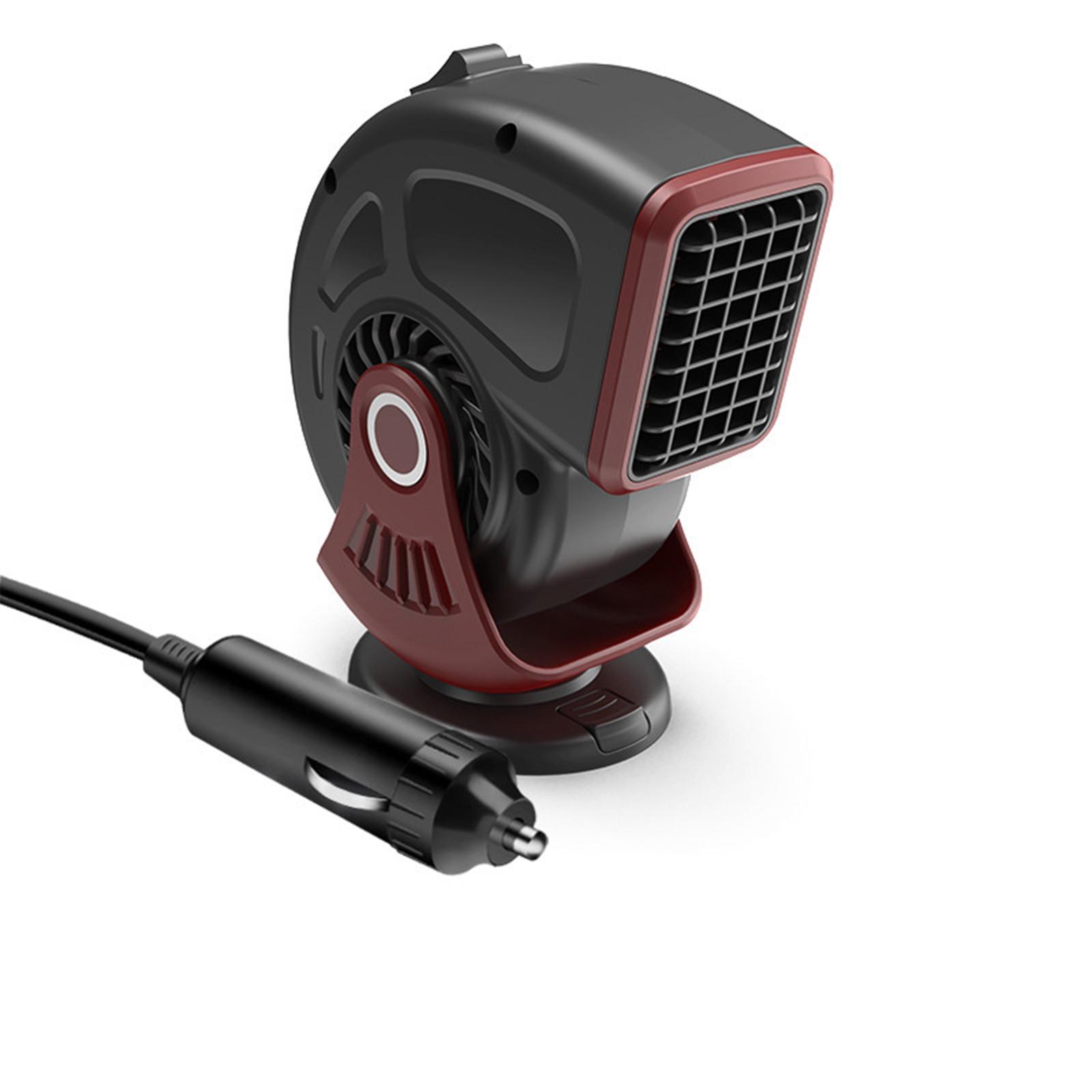 

Car heater high power 12v winter defrost defogger heating heater home car dual purpose heater темно-красного