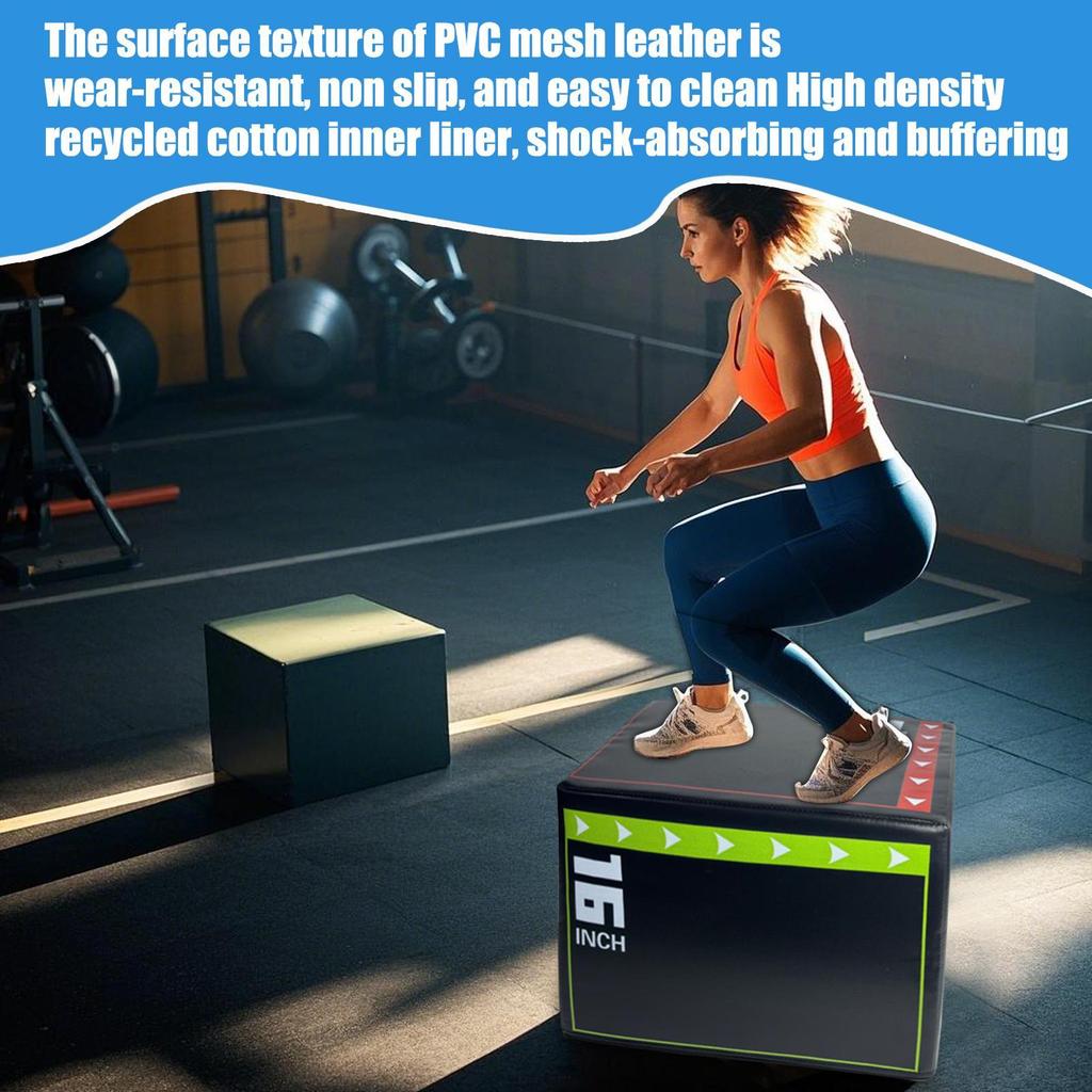 Step up Box for Workout Shockproof Non-Slip jumping goat Box Gym Supplies Jumping Training Tool for Fitness Exercising Workout