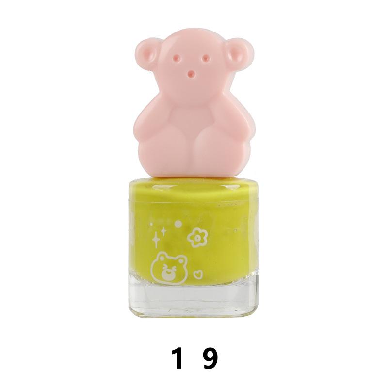 Water-based Cute No-bake Long-lasting Non-peelable Quick-drying Nude Color Odor-free Nail Polish