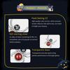 BAMOER 925 Sterling Silver Cool Black Red Spider Stud Earrings For Women Cute Girl Ear Studs Halloween Collection Jewelry Gift