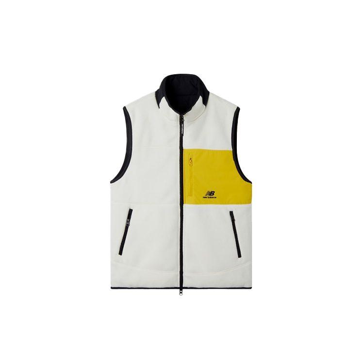 New Balance Vests Men's White Stand Collar Moderate Other NJA35011-IV