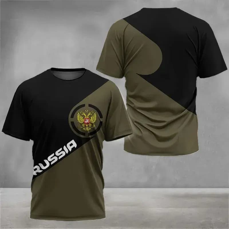 Ανδρική Μόδα 3D Τυπωμένο Ανδρικό T-Shirt Στρογγυλή Λαιμόκοψη Κοντομάνικο Μοντέρνο Street Wear