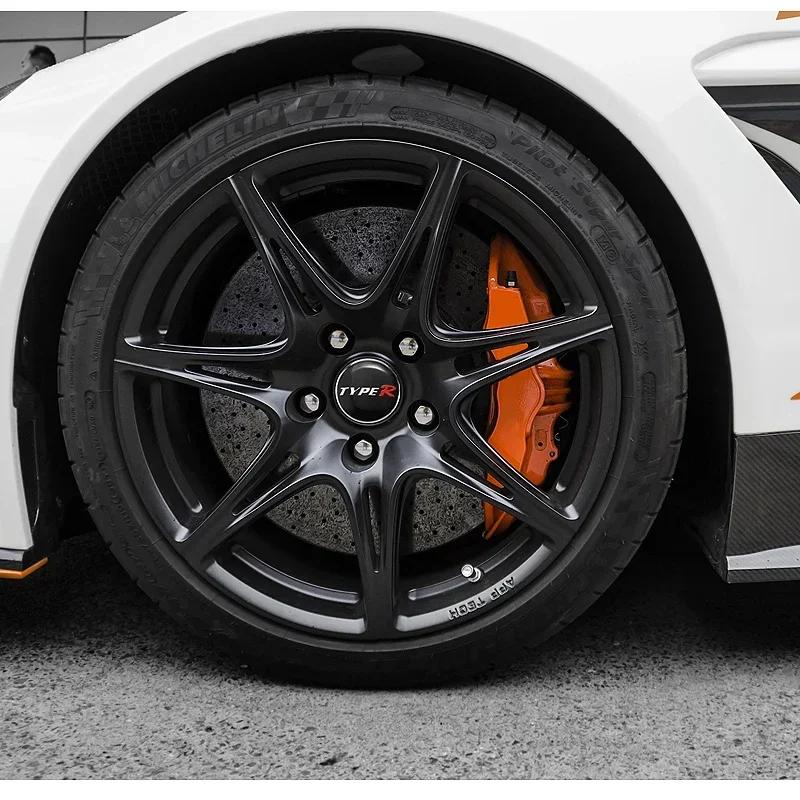 4PCS Honda Car Wheel Center Cap Metal Badge Sticker 56mm for Honda Civic Accord Car Wheel Decoration Sticker