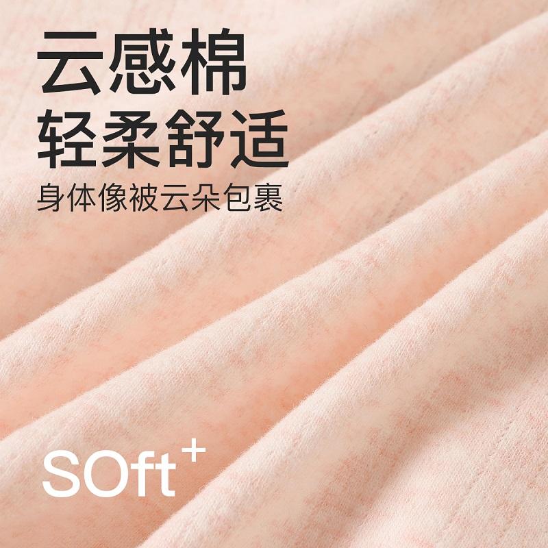 Fenteng 3-piece Set [10A Antibacterial Pure Cotton Crotch] Soft Lace Women's Underwear Breathable Non Hip Triangle Pants