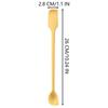 Silicone Double-headed Jam Scraper Kitchen Stirring Stick Spoon Reusable Delicious Spatula for Scraping Cream Jam Baking Tool