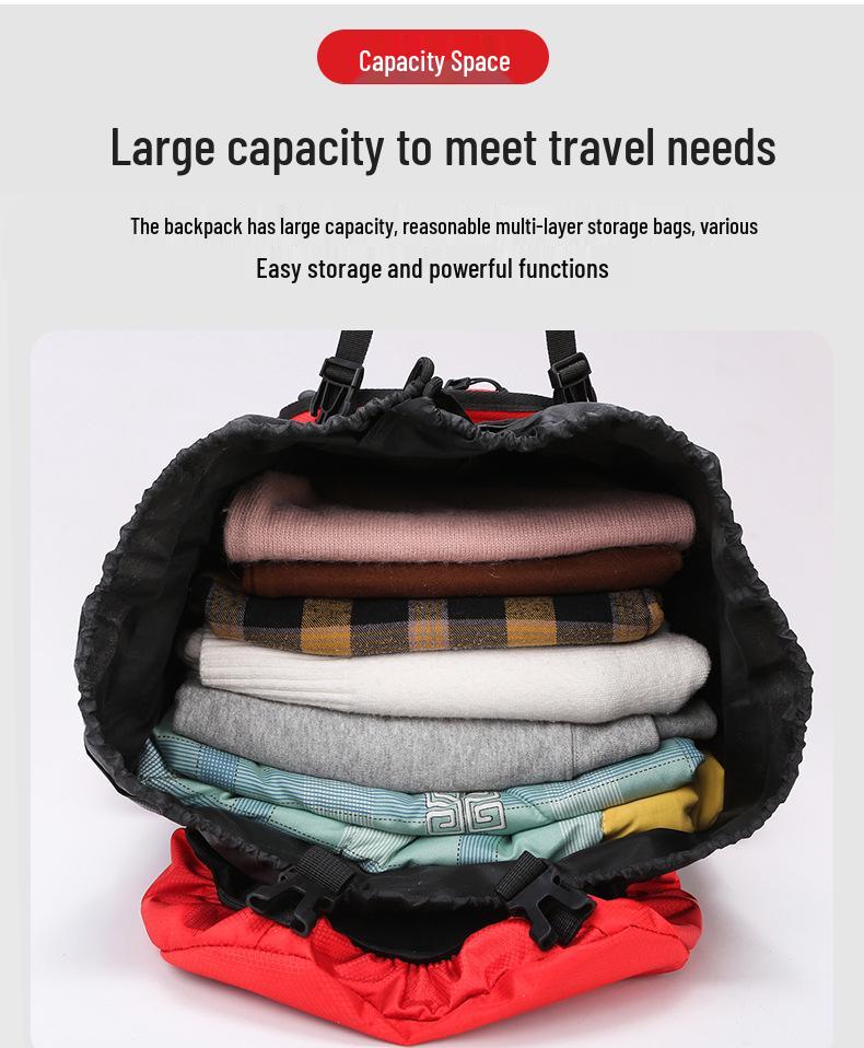 New 90L Lightweight Waterproof Hiking Backpack for Men – Large Capacity, Perfect for Casual Outdoor Adventure, Camping, and Travel.