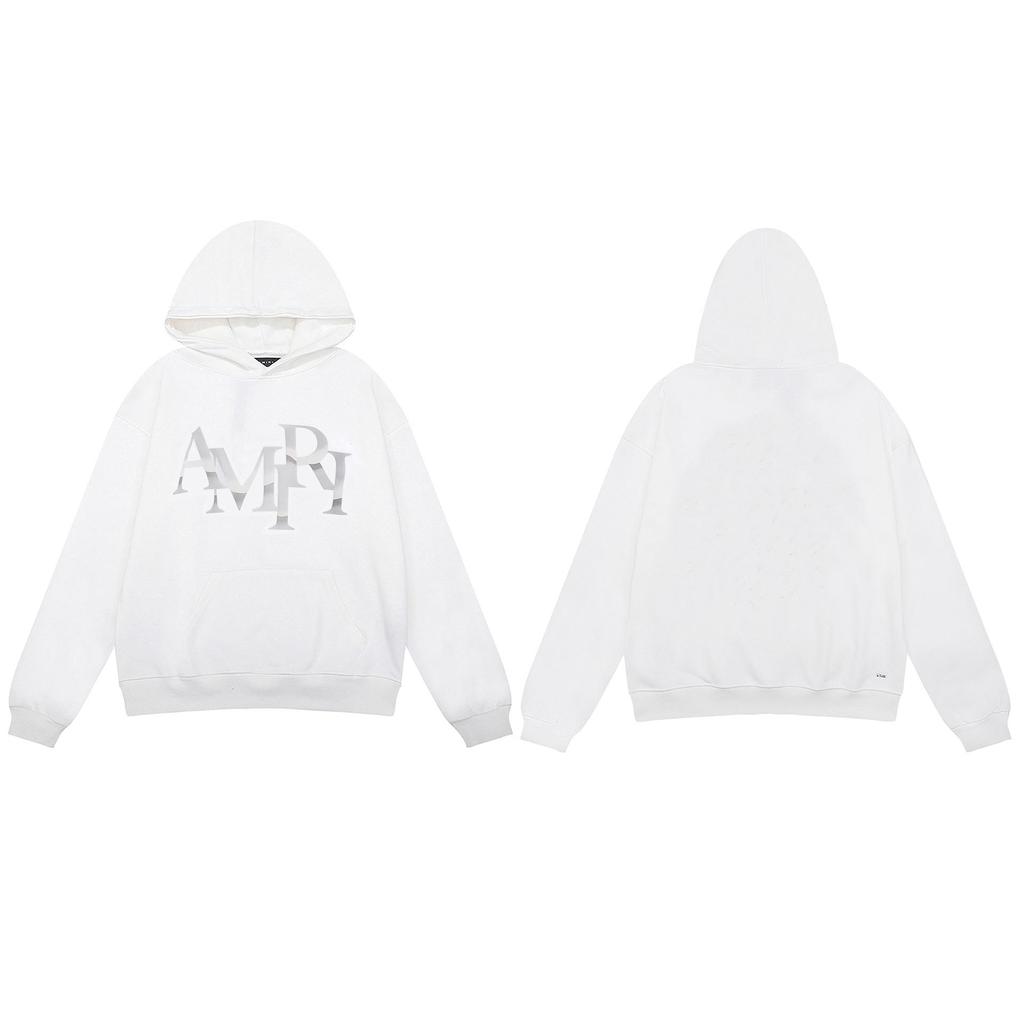 25S Trendy Brand Heavyweight Cotton Terry Hoodie with Letter Print