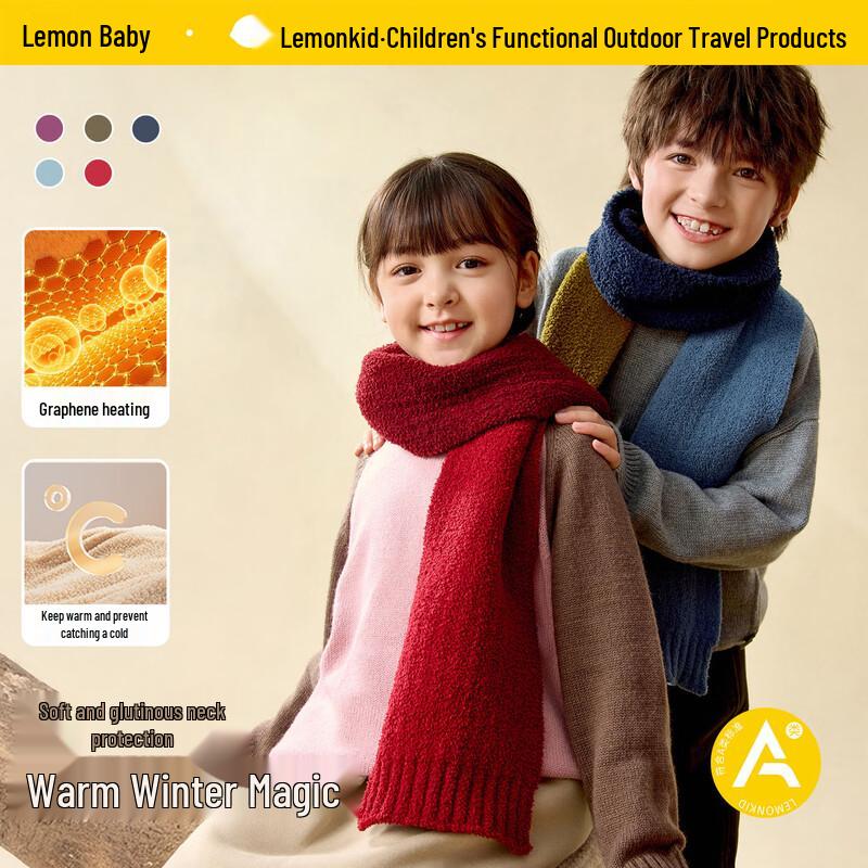 Lemon Baby Kids  Winter Warm Knit Scarf One Size (1-12 Years)