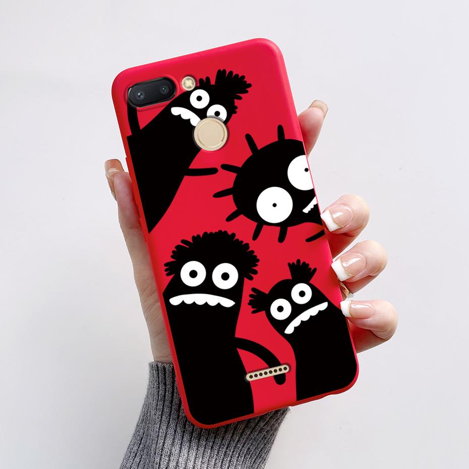 For Xiaomi Redmi 6 Case Redmi 6A Cute Cartoon Frog Back Cover Silicone Soft Phone Case For Xiaomi Redmi 6 6A Redmi6 Coque Bumper