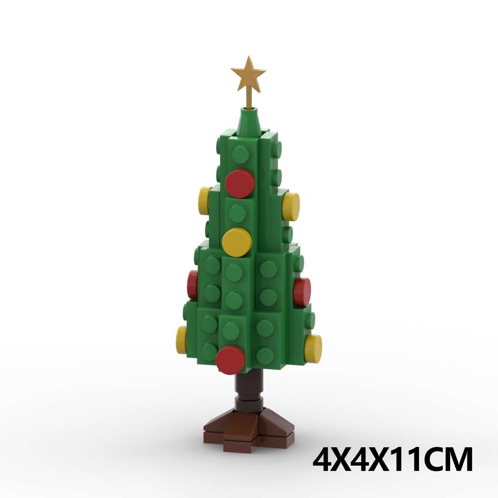 

Креативная праздничная модель игрушки-транспортера для рождественской елки - Совместима с Lego, Зимняя серия, Подарок для мальчиков