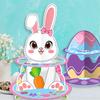 Cupcake Holder Cardboard Versatile Pastries Holder Double Layer Dessert Tower Display For Birthday Festival Wedding Decoration, Egg Shape