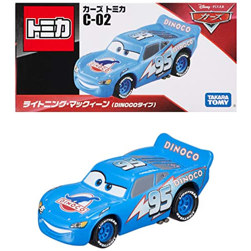 

TAKARA TOMY Disney Cars Tomica C-02 Молния Маккуин (Тип ДИНОКО)