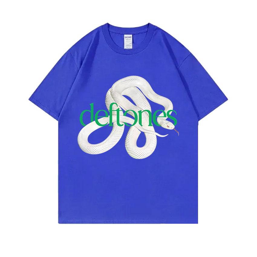 Rock Band Deftones T Shirt Private Music Snake Graphic T Shirts Unisex Women Vintage Alternative Heavy Metal Oversized T-shirt Tops