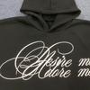 Europäischer und amerikanischer Y2K Street Trend Langärmiger dunkler Retro Punk Buchstaben bedruckter Pullover Hoodie