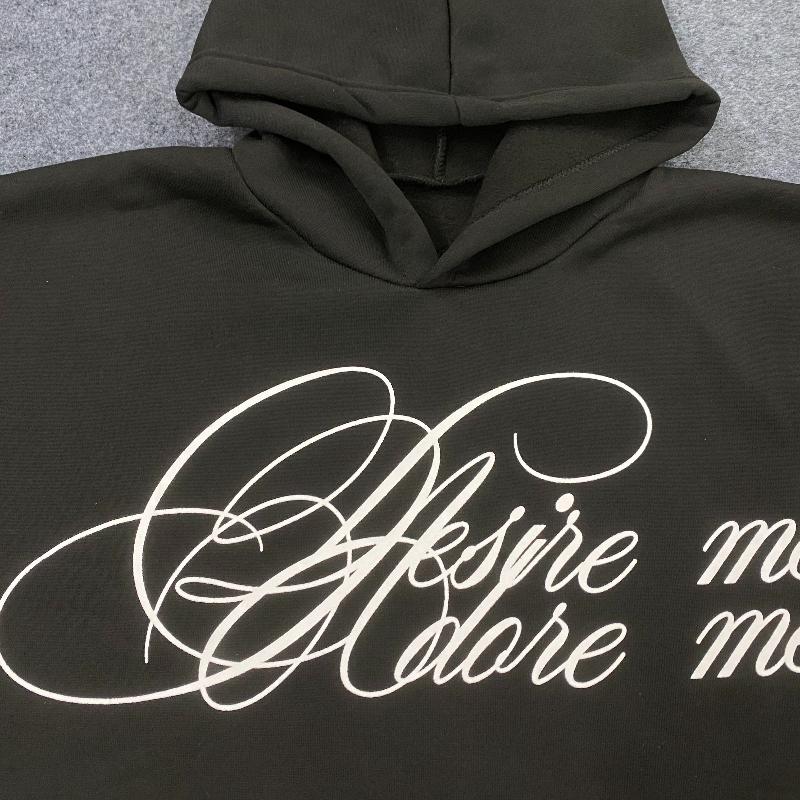 Europäischer und amerikanischer Y2K Street Trend Langärmiger dunkler Retro Punk Buchstaben bedruckter Pullover Hoodie