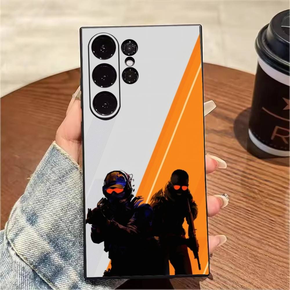 CS-GO Game C-Counter S-Strike 2 Phone Case For Samsung S25,S24,S21,S22,S23,S20,Ultra,S26,Plus,Fe,Note,5G Black Cover