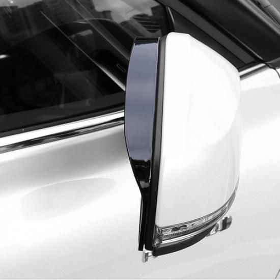 For Toyota Camry 2018-2024 Bright Black Rain Eyebrow 2pcs