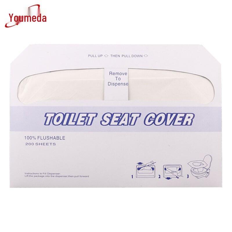 

Disposable Toilet Seat Cover Paper & Dispenser 250 Sheets/Box