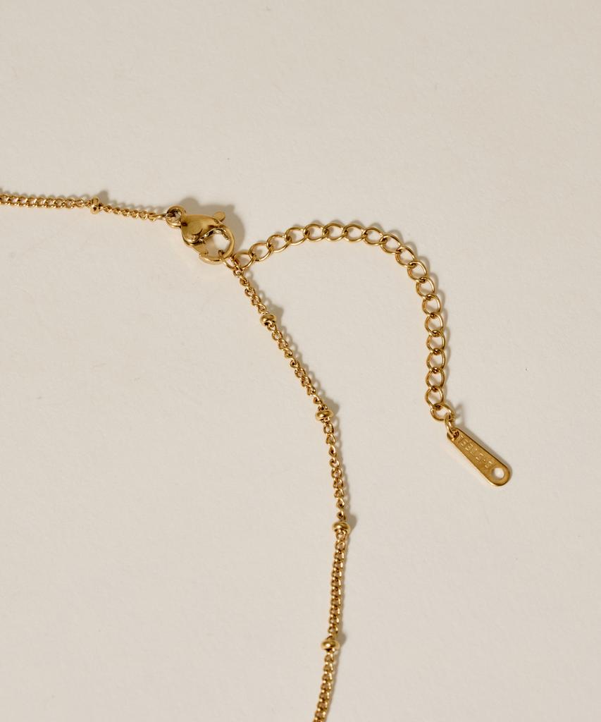Novice Tokyo Glitter Chain Necklace [Stainless] / Gold