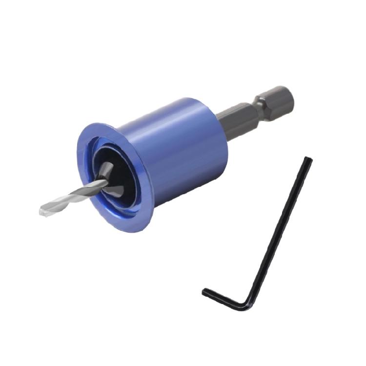 Countersink Drill Bits With Depth Stop Hex Shank Hole Opener Woodworking Carbon Steel Limit Drilling Tool Chamfering