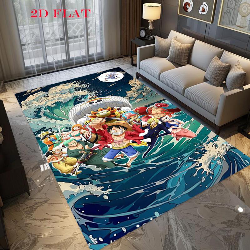 Cute Anime Pink Top Hat Print Carpet Printing Suitable For All Seasons Protective Pad Room Doormat