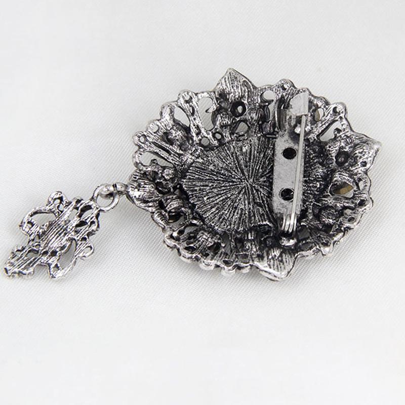 Spilla Pendente da Donna Stile Vittoriano Cameo per Festa di Matrimonio