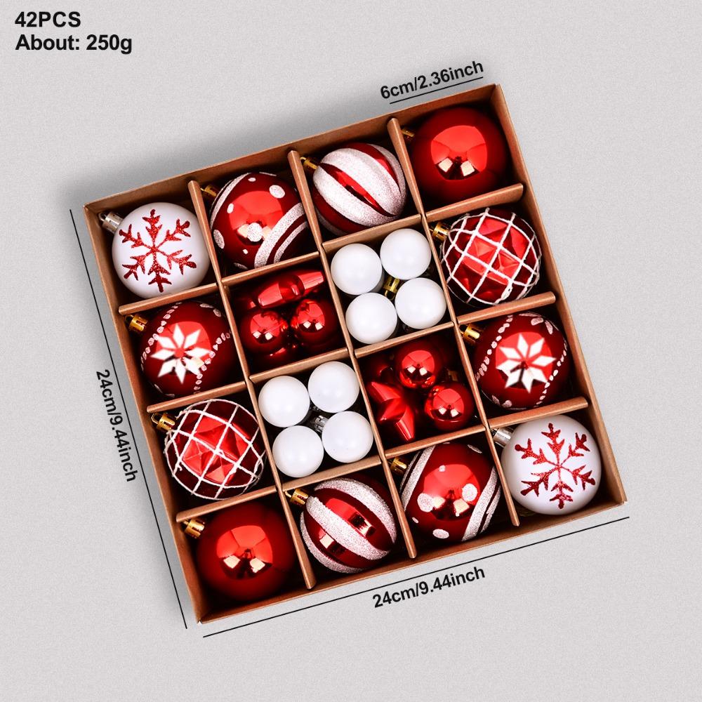 

Пластиковый Расписной Шар Елочное Украшение Новогодний Подвес Рождественские Шары Подвес Подарочные Коробки Подвесное Украшение -