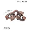 Intelligence Puzzle Zinc Alloy Disentanglement Rings - Unlock Nine Linked Rings Kongming Luban Lock Educational Toy