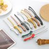 Silver Stainless Steel Bbq Tongs Non Slip Easy Clean Reusable Cooking Utensils For Serving Food Camping Bbq Buffet Oven Tools