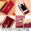 FUPUTWO Women's Large Capacity Enamel Long Wallet with Tri-Fold Card Case (Gold)