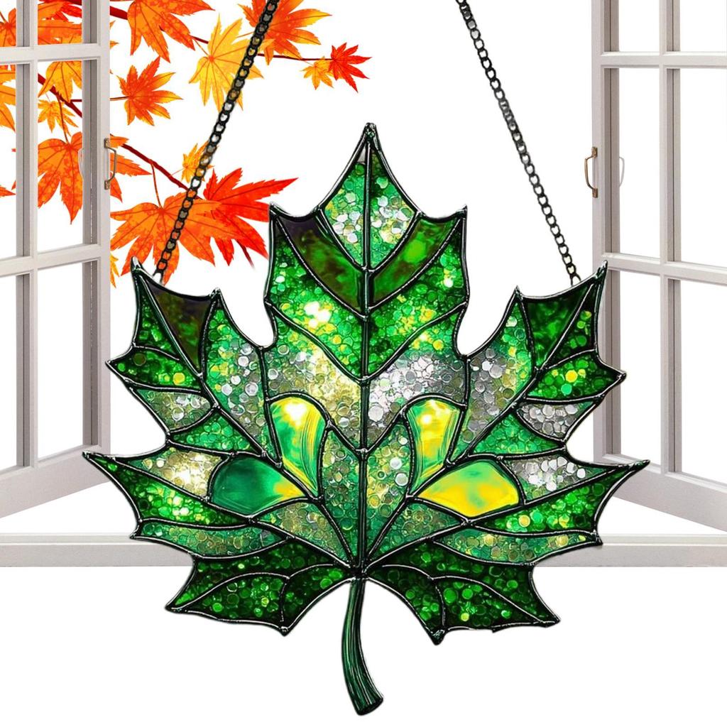 Thanksgiving Acryl Ahornblätter Lichtfänger 2D Flach Herbstliche Feier Heim- & Türdeko Weihnachts- & Neujahrsgeschenke