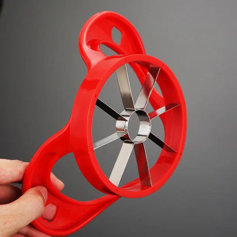 Rostfritt Stål Äppelskärare Frukt Päron Delare Skivare Skär Kärnhusurtagare Matlagning Grönsaksverktyg Hackare Köksprylar Tillbehör