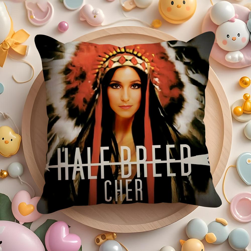 Cute C-CherS Cushion Cover Home & Car Multi-Scene Pillow Cover - Reversible, Soft & Durable for Daily Use