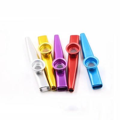 Einfaches Design Leichtes Kazoo Aluminiumlegierung Metall Für Gitarreninstrument Musikliebhaber Instrument Musikinstrument strumenti