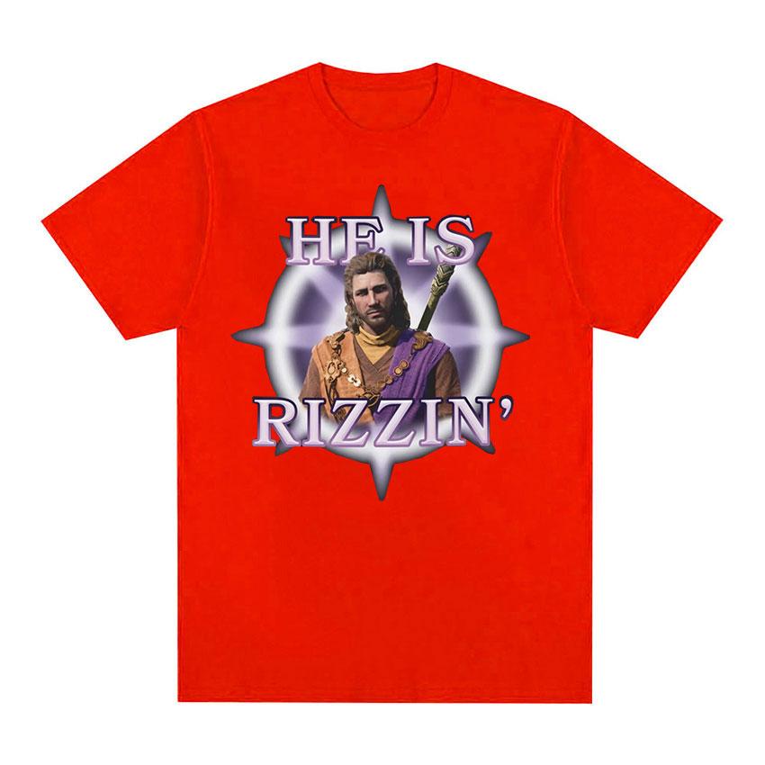 Hot Game Gale Baldurs Gate 3 Graphic T Shirt Unisex s Vintage Gothic Fashion Clothing T-shirts Casual 100% Cotton Oversized T-shirt S