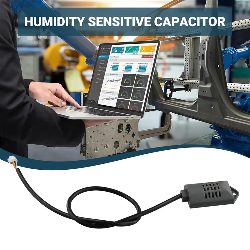 

-A42U Temperature Humidity Probe Sensor Module 0-3V Module Replacement For AM1001 2001 With Case Wires With 2.54Mm Terminals