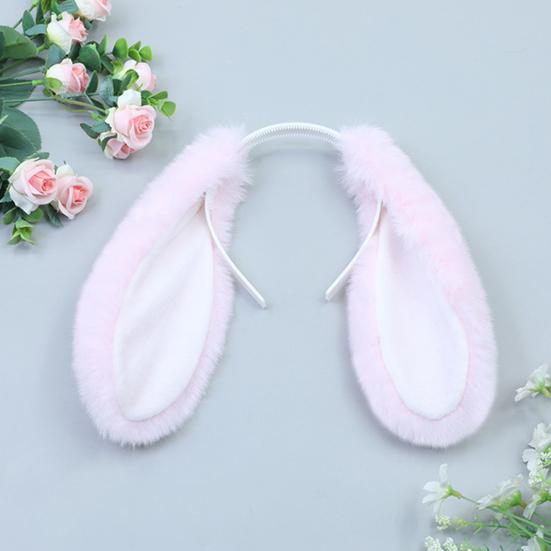 Hair Hoop Adjustable Comfortable Fit Elastic Festive Easter Headband with Playful Animal Ears